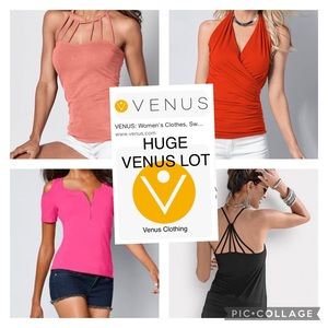 VENUS Clothing Lot of 12 ~ most NWOT ~ 11 tops & 1 dress.